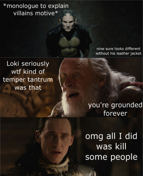 thewintersoldiersbutt: Marvel in a Nutshell: Thor: The Dark World View More: Thor, Captain America, 