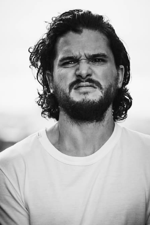 thronescastdaily:Kit Harington Photographed by Matthew Brookes for GQ Australia (January 2019)