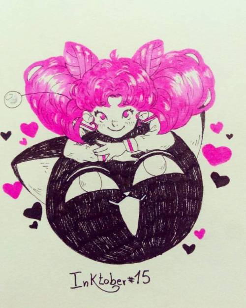 #Inktober 15th! Rv06 - Cerise (copic ciao) Necesitaba algo bien rosado y recordé a chibi moon #inkt