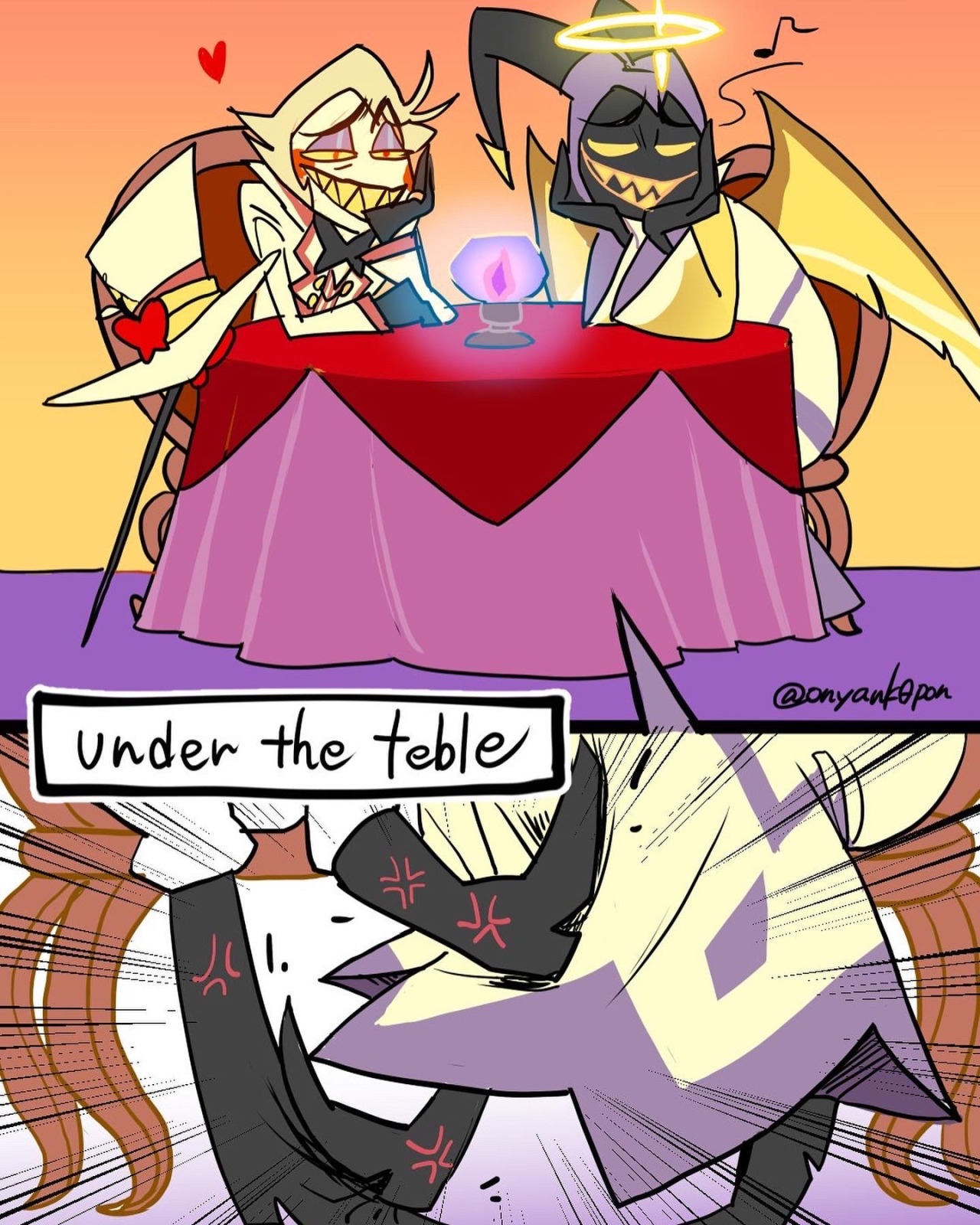 Hazbin hotel Lucifer Poster by Luckychan34