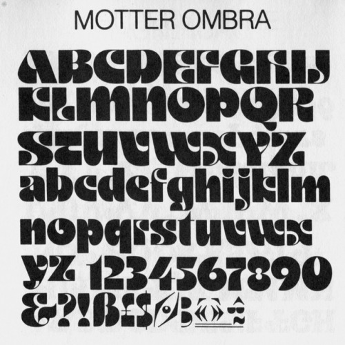 thegroovyarchives: Fun &amp; Funky 70′s FontsFrom the 1979 Letraset Catalog