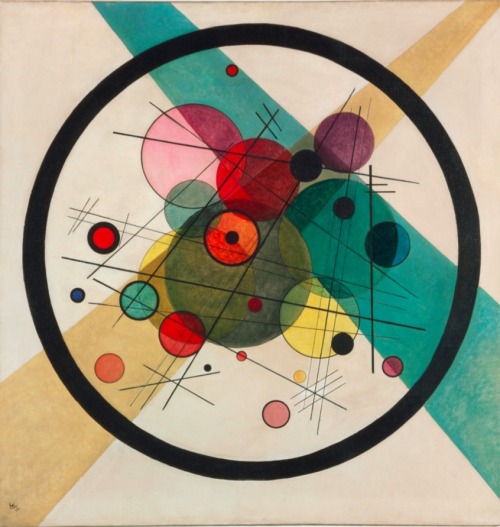 last-year-at-marienbad: Circles in a Circle, Wassily Kandinsky, oil on canvas, 1923