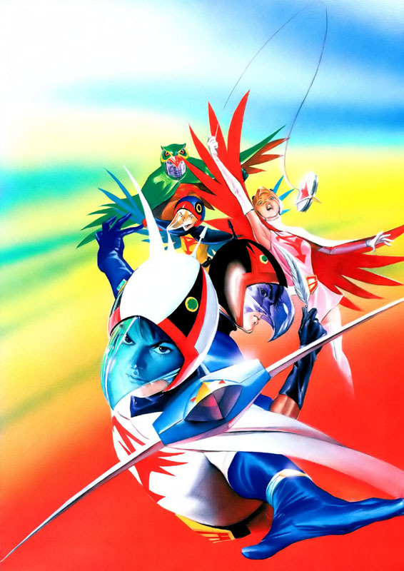 davescomics:  In anticipation of the new Gatchaman Movie, here’s the awesome “Battle