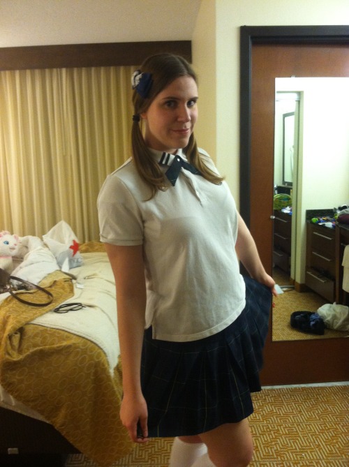alexinspankingland:  School girl time! (2012)