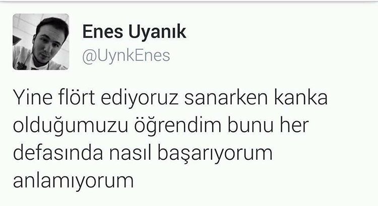 Enes Uyanık
@UynkEnes
Yine...