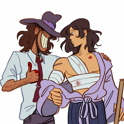 zoetheduckling: doctor jigen daisuke here to patch up his partners