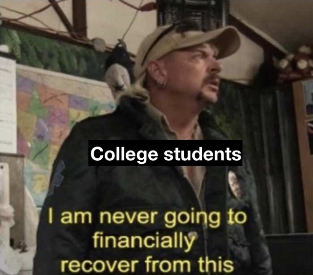 college senior meme blank