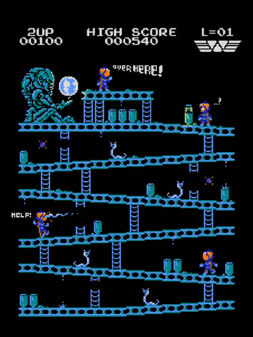 geek-art:  Baznet - Donkey Kong Mash Ups Baznet loves Donkey Kong. He loves it so much that he designed those really cool mash-ups with all our favorite universes. It could have work. Which one do you prefer ? Baznet aime Donkey Kong. Il l’aime tant