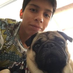 Los mejores selfies siempre son con mingo . #puglife