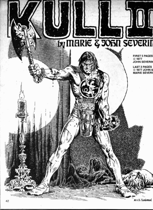 ungoliantschilde: Marvel Preview, Vol. 1 # 19 Pages 42-49: “the Kull II Portfolio”, by J