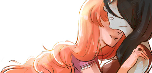 lorabird: pink-haired girls + dark-haired girls are my kryptonite.