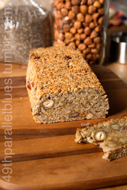 A grain-free seed/nut “bread”… An orgasm for your mouth :D Recipe will be posted 