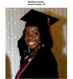 allthecanadianpolitics:  Police search for missing York student Amina LawalPolice are searching for a York University student who went missing nearly a week ago.Amina Lawal, 19, was last seen on Friday, March 20, 2015, in the Kingston Road and Beechgrove