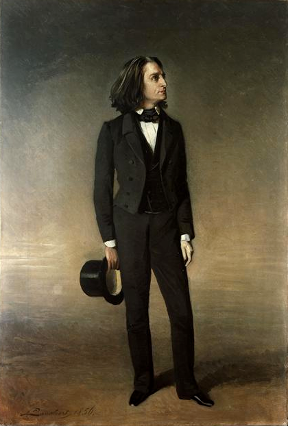 Franz Liszt par Lauchert Richard - 1856  