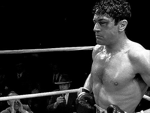 davidmills:Give me a stage where this bull here can rage.Robert De Niro as Jake LaMotta