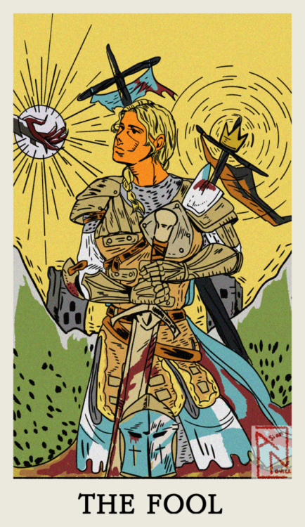 My progress in the FH tarot cards series so far, figure that this is also a good website to put thes