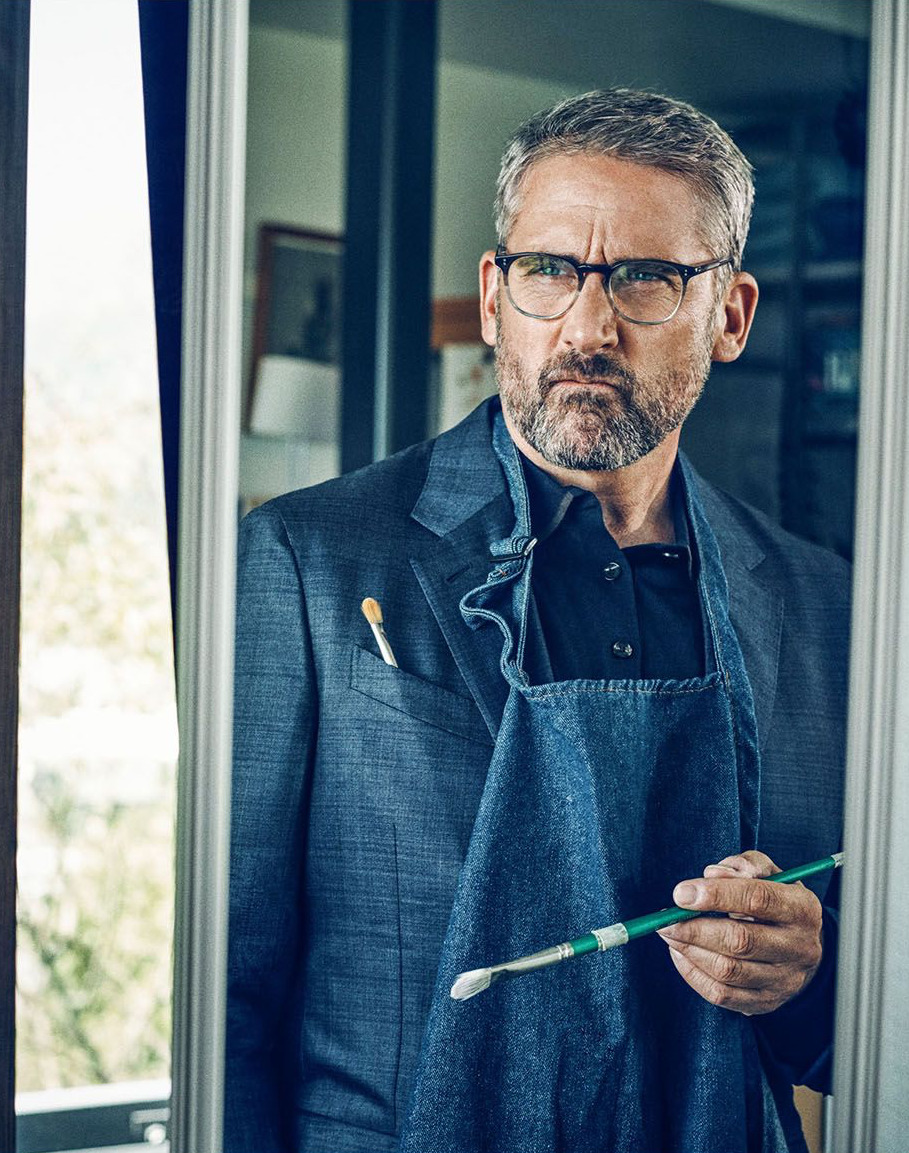 Steve Carell photographed by Marc Hom for Esquire... - mid-range nice:  Steve Carell