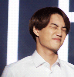 Porn Pics veriloquentmind: jongin trying to hide his