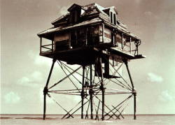 oldflorida:  War of the Worlds or The “House on Stilts”, end of the NW channel, Key West State Archives of Florida 