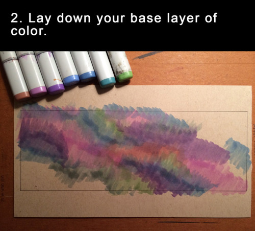 ** Auds Guide To Making Galaxies Using COPIC Markers **