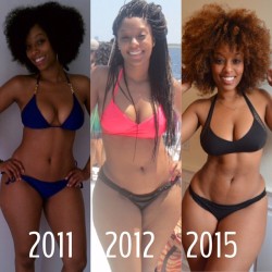 strippersandclits:  lifeofoh:  Beautiful Progression..   Always looked perfect