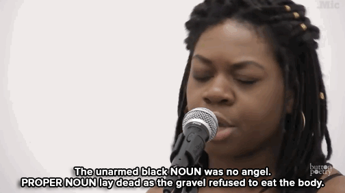 micdotcom:Watch: Poet Charlotte Abotsi continues “Fill in the blanks for this