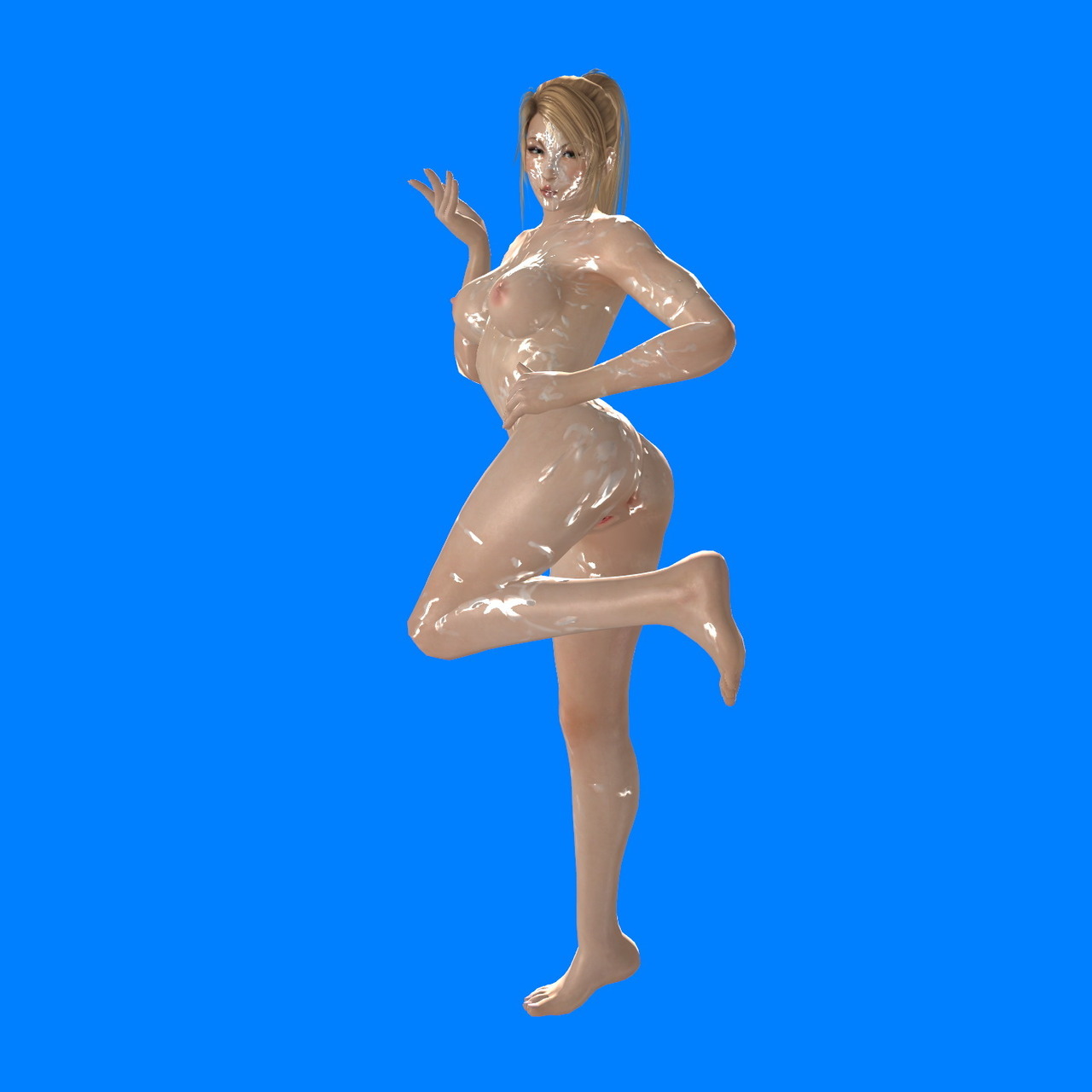 nyktonpair: NUDE DOA5 SARAH BRYANT WITH 2 SIDED UVW for your filthy needs PSD included.