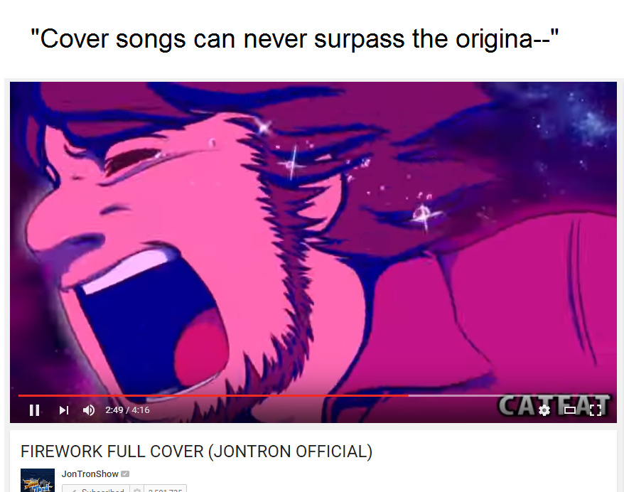 Well tbh his cover was better and didn’t use autotune 