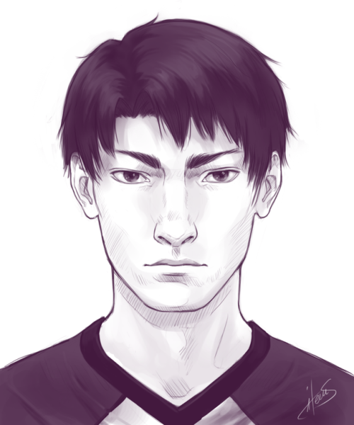 Ushijima Wakatoshi for the Almost-realistic-series (requested by several people)All pictures (groupe