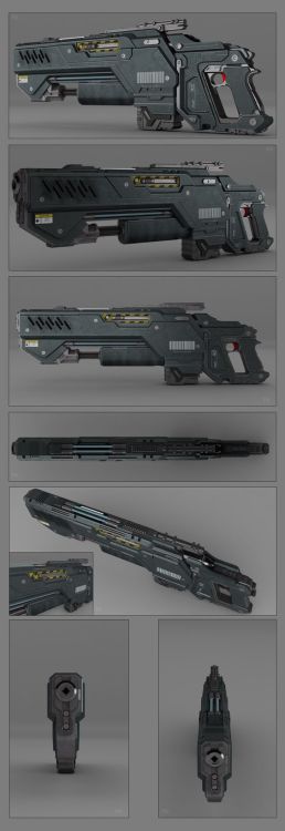 mechaddiction:Battle rifle concept by peterku on deviantART #mecha – www.pinterest.com