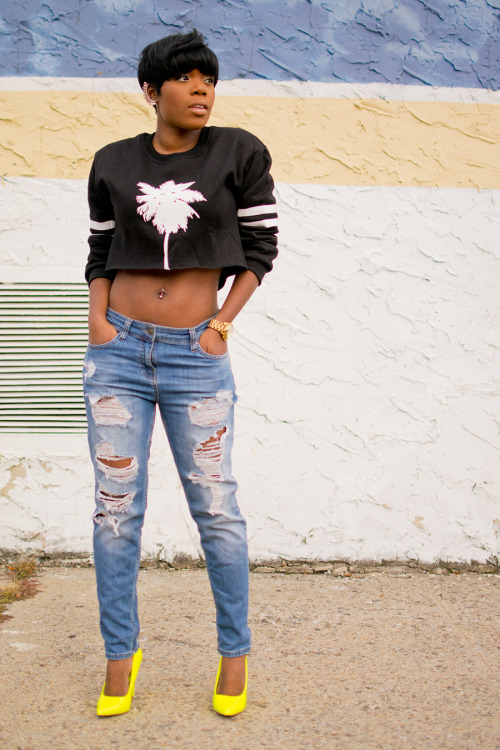 ecstasymodels:Crop Top QueenIslandChic 77BGKI - the #1 website to view fashionable & stylish bla