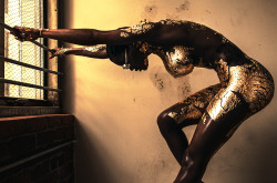 samsonova-blog:Teyana Taylor in Gold