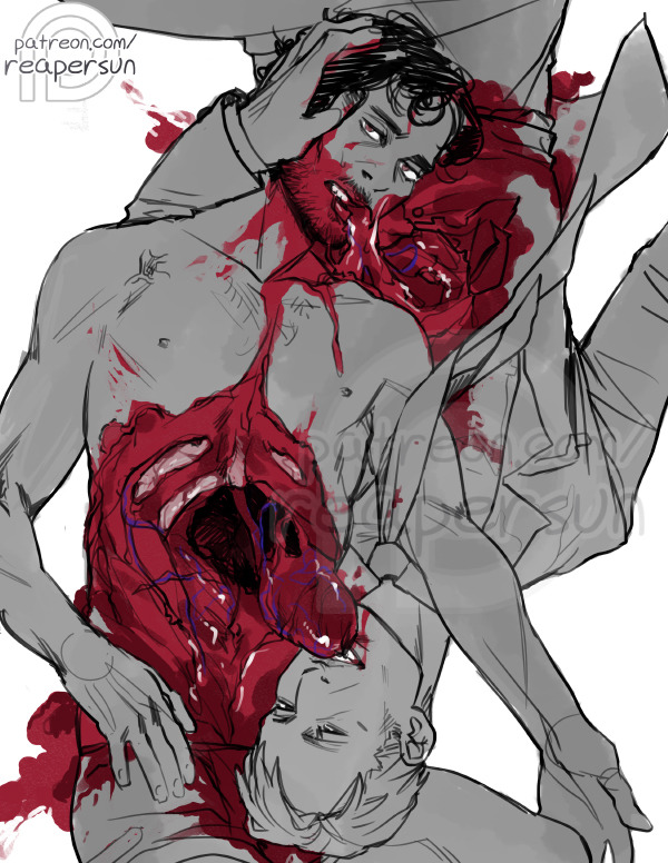 Support me on Patreon =&gt; Reapersun on PatreonAnother doodle request, for hannigram