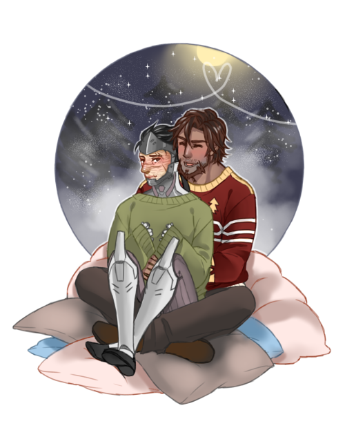 Hello, feaqu !! I’m your mcgenji secret santa ; O;/ You asked for big sweaters or cuddles but WHY NO