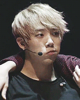 hoontokki:  Hoon adorably eating something terrible uvu 