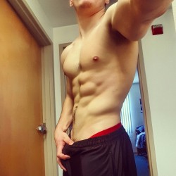 shreddernaut:  getfitsmart:  shreddernaut:  ‘Tis I, featuring abs by Ben &amp; Jerry’s Dairy Free Chunky Monkey.  BEN   CONNOR