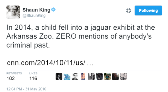 dynastylnoire:  comicsandnovels:  dynastylnoire:  blackmattersus:   American Media is all about demonizing black people  At the Pittsburgh Zoo the family was white. The parenting was questioned but never was the parents background looked into.  The family