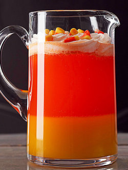 sad-face:  hauntingseason:  Candy corn drink