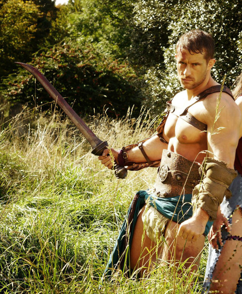 matthew-fiendman:  takeandfake:  Chris Redfield cosplayer (Chris Mason).  I also included one of him as Spartacus because his chest is just…well…good gawd dayum!! Facebook:   King Of The North Cosplays   https://twitter.com/ChrisMason316  Break