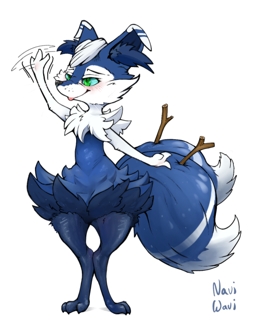 Fusion between Braixen and a Male Meowstic,commission for: https://www.furaffinity.net/user/zorau/Ty