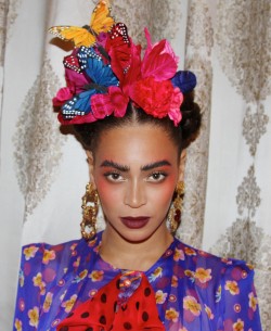 thequeenbey:  Beyoncé as Frida Kahlo 