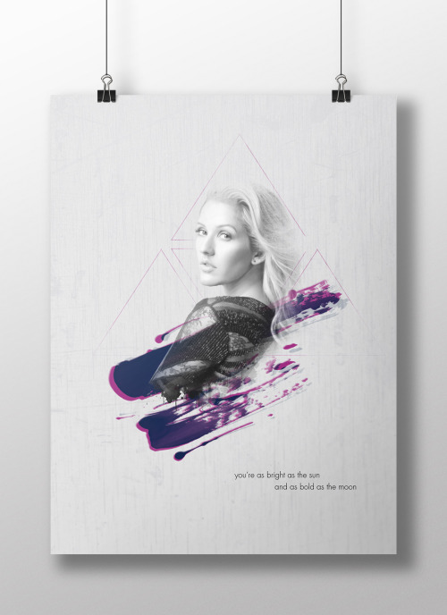 ////  Poster Series #2 //// “you’re as bright as the sunand as bold as the moon”