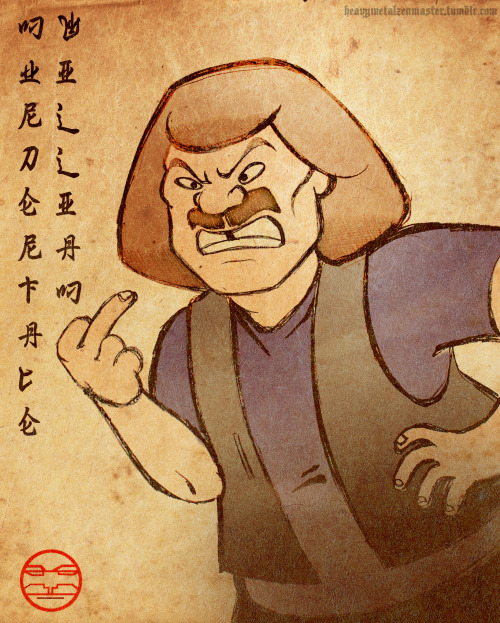 heavymetalzenmaster:  Metalocalypse Drawing Challenge! 12: Draw a picture of Murderface in the 