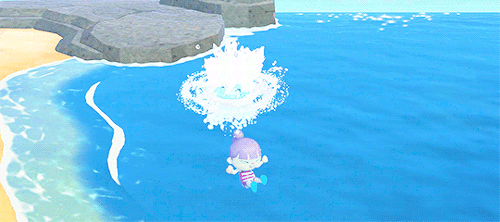 ladyennefers:the ocean opens up in the july update for animal crossing: new horizons