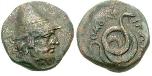 archaicwonder:Philoktetes: The Trojan War HeroThis very rare Greek coin from the ancient city of Hom