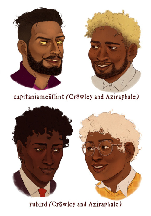 petimetrek:petimetrek:My fav Ziras and Crowleys!@goth-butchbitch @faun-songs @meloartist @sator-the-