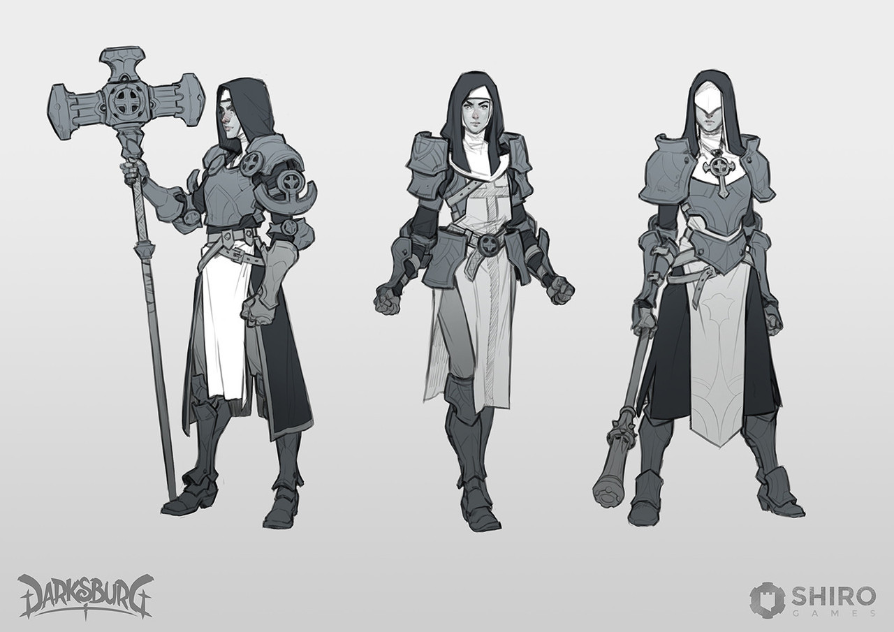 wearepaladin:Sister Abigail of Darksburg, Concepts, Model, and Final Design by  Philemon