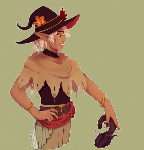 minkidoodles:idk much about fashion but when drawing taako that might not really matter[image descri