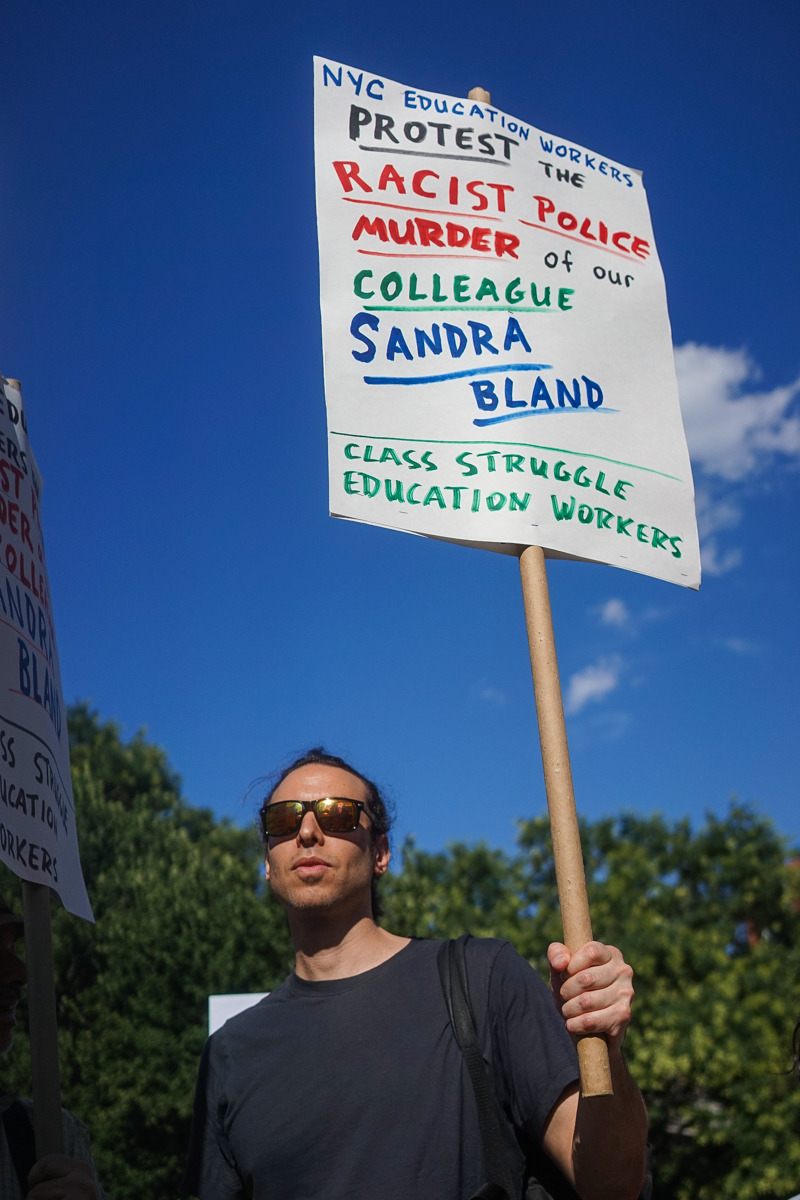 activistnyc:  ‪#‎JusticeforSandraBland‬: Activists gathered in Union Square