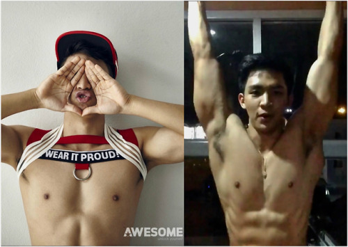 artoffreddieniem-blog: 「Sexiness is not a crime, it’s awesome! 」泰国男士时尚杂志《Awesome.men》最新模特：GUN 